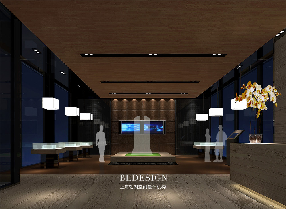 郑州格林融熙国际销售中心设计-销售中心大厅