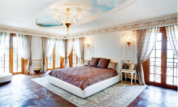  世界顶级豪华欧式别墅卧室设计实景图