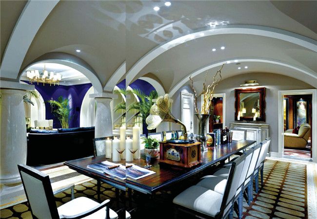 法式风格别墅餐厅设计方案