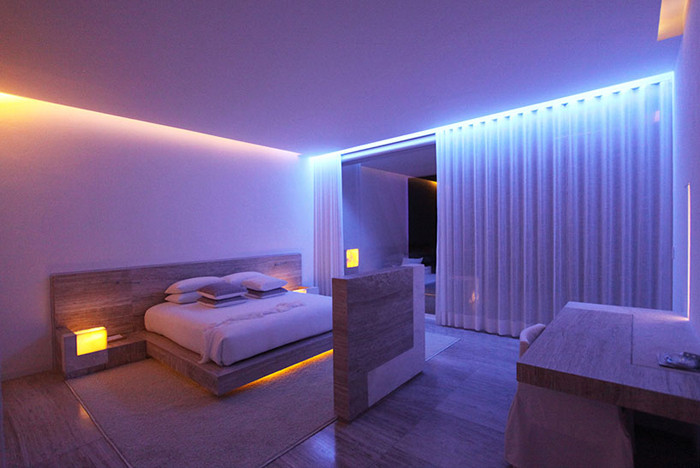 紫兰浪漫客房空间设计效果图