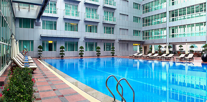 酒店室外游泳池设计欣赏