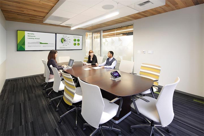 办公室小型会议室设计实景图
