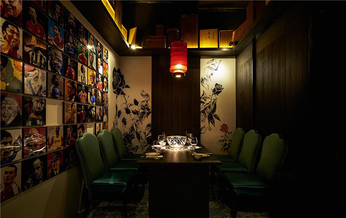 中式特色餐厅包房设计效果图