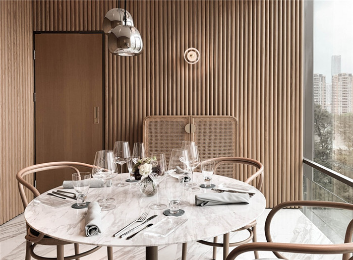 广州Rêver玥高级现代法国菜西餐厅设计方案分析  