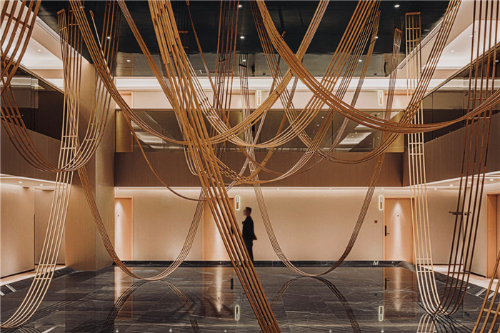 以竹为主题的深圳觅居精品商务酒店室内设计方案