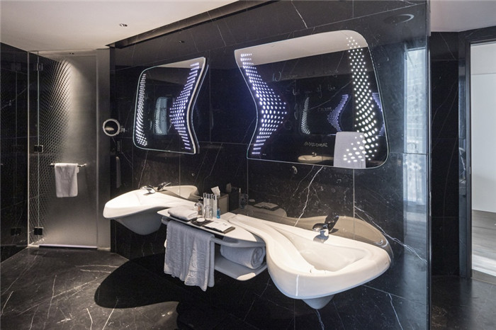 扎哈遗作  超前卫时尚的迪拜ME酒店客房设计方案