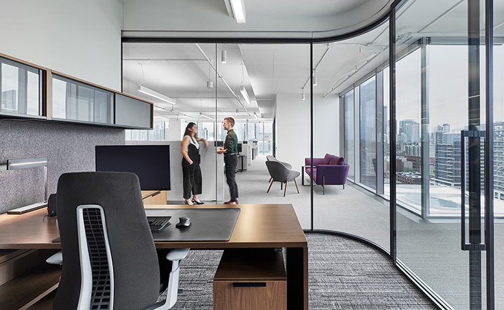 现代简约风高端房地产公司办公室设计方案