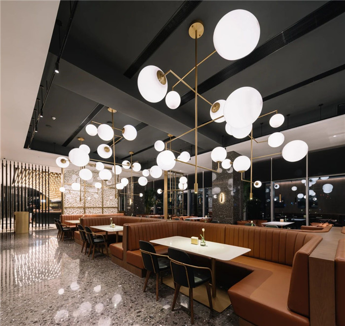 杭州星澜引领生活方式的创新精品酒店蜜桃餐厅设计方案
