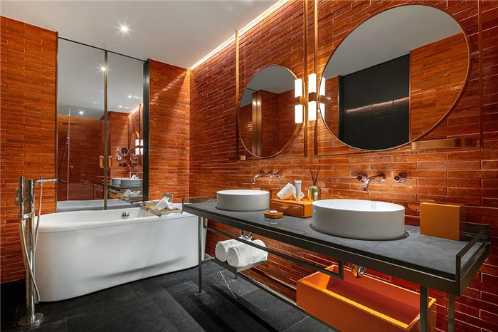 颠覆传统的西安琳凯诺艺术精品酒店客房卫生间设计方案