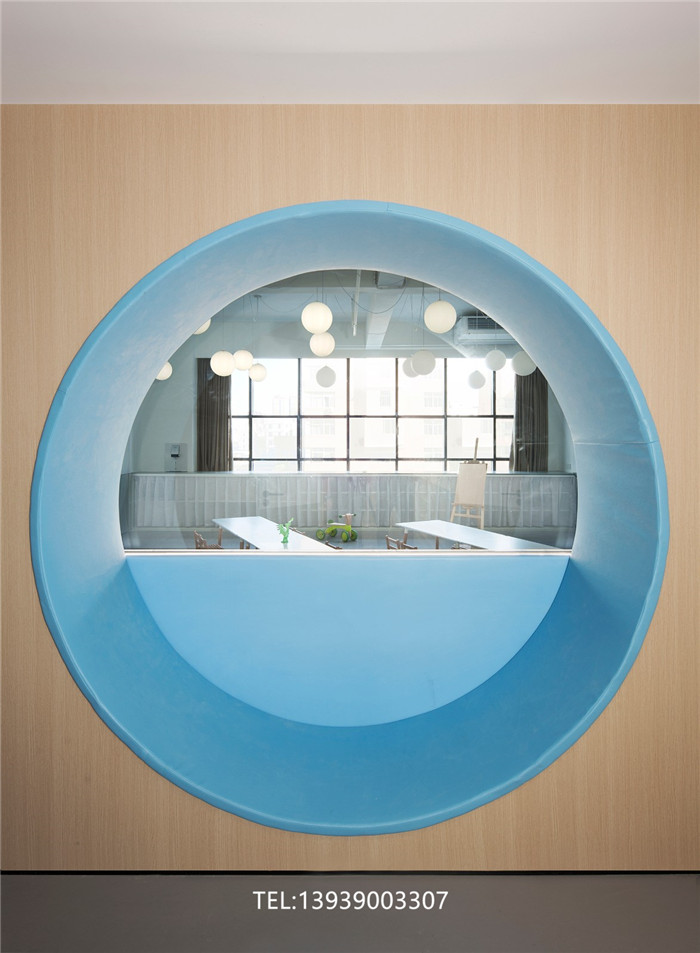 郑州勃朗早教设计公司分享艾幼尔托育园教室观察窗设计图