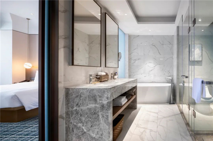专为商务人士打造的深圳云著新型精品酒店客房卫生间设计方案