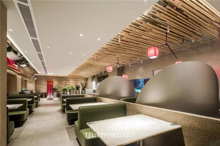 超有设计感的酸菜鱼餐厅装修设计方案