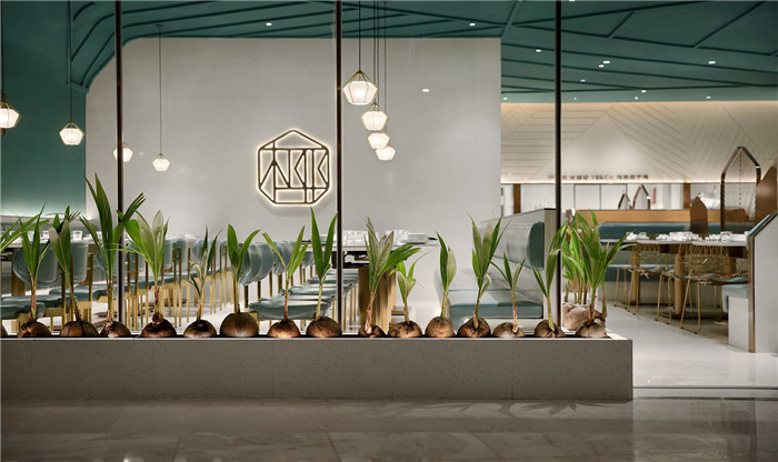 郑州勃朗设计公司分享时尚椰子鸡火锅店装修设计方案