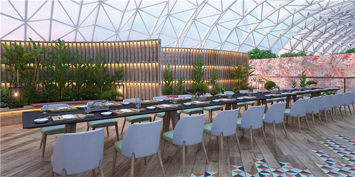地标性超高层城市酒店设计  重庆来福士洲际酒店餐厅设计方案