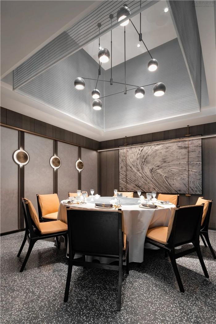 勃朗专业料理餐厅设计公司推荐上海喜粤8号餐厅设计