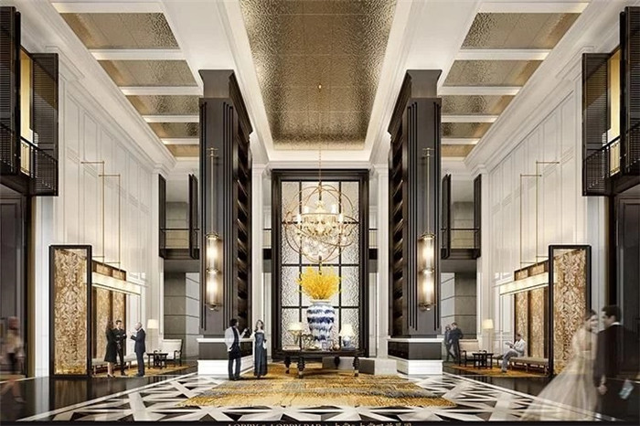 知名顶级酒店设计公司CCD：南京钟山国际高尔夫酒店大堂设计