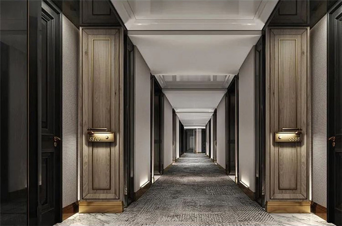 知名顶级酒店设计公司CCD：南京钟山国际高尔夫酒店客房走廊设计