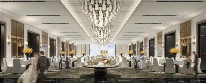 知名顶级酒店设计公司CCD：南京钟山国际高尔夫酒店宴会厅设计