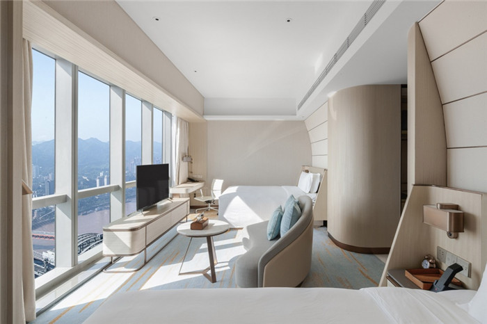 江中航行  重庆来福士洲际超五星级奢华酒店客房设计方案