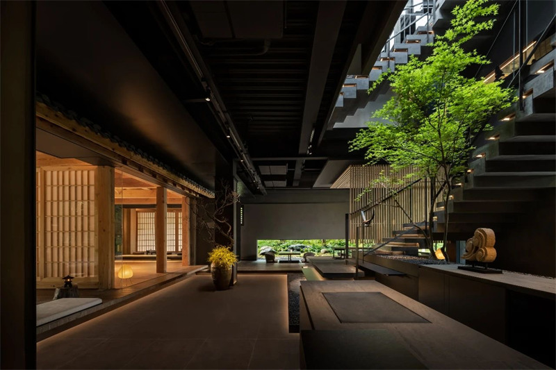 杭州植物园里的如院诗境禅意餐厅设计