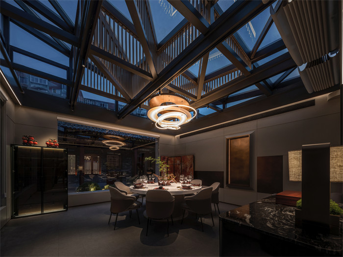 四合院改造中餐厅  茉里·观潮高端潮汕餐厅设计