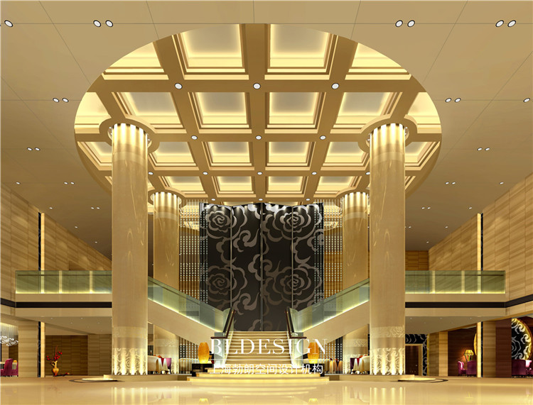 许昌开元国际大酒店设计方案-四星级酒店大堂设计