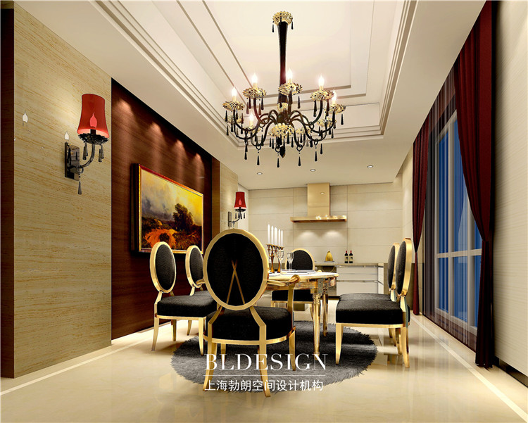 许昌开元国际大酒店设计方案-四星级酒店总统套房餐厅设计