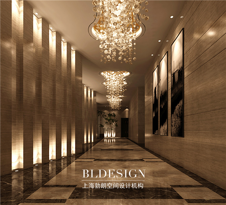 广城国际大酒店设计案例-餐饮走廊设计
