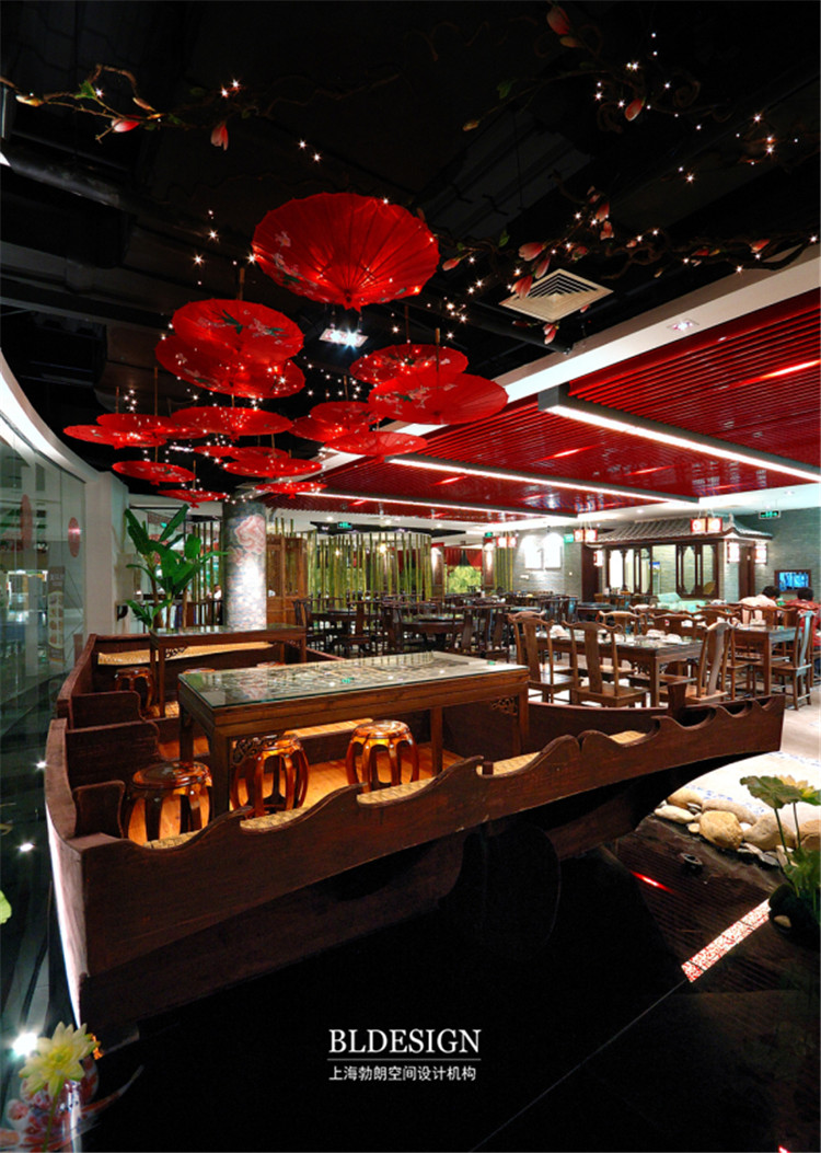 望江南主题餐厅设计案例-大堂