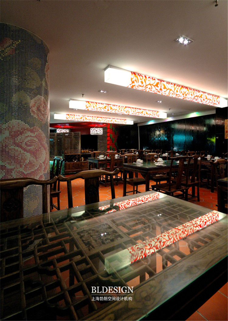 望江南主题餐厅设计案例-大堂