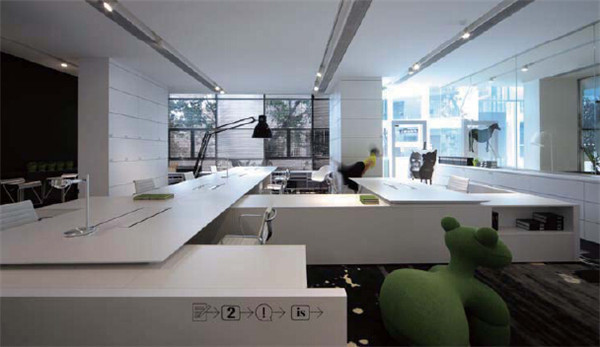 现代 简约 清新的办公室装修设计方案