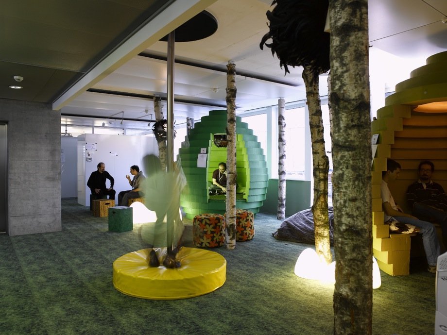 创意办公空间设计-苏黎世谷歌中心办公室