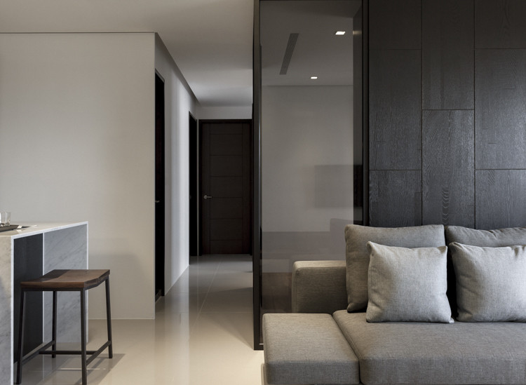 现代风格黑白灰质感别墅设计方案
