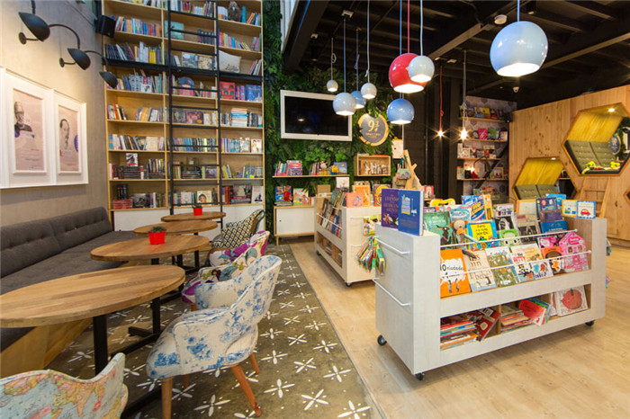 特色儿童书店咖啡厅复合空间设计