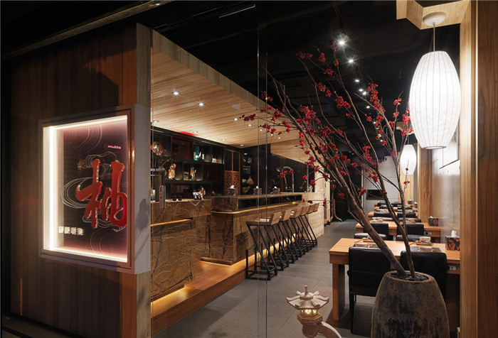 日式禅风餐厅外观设计图