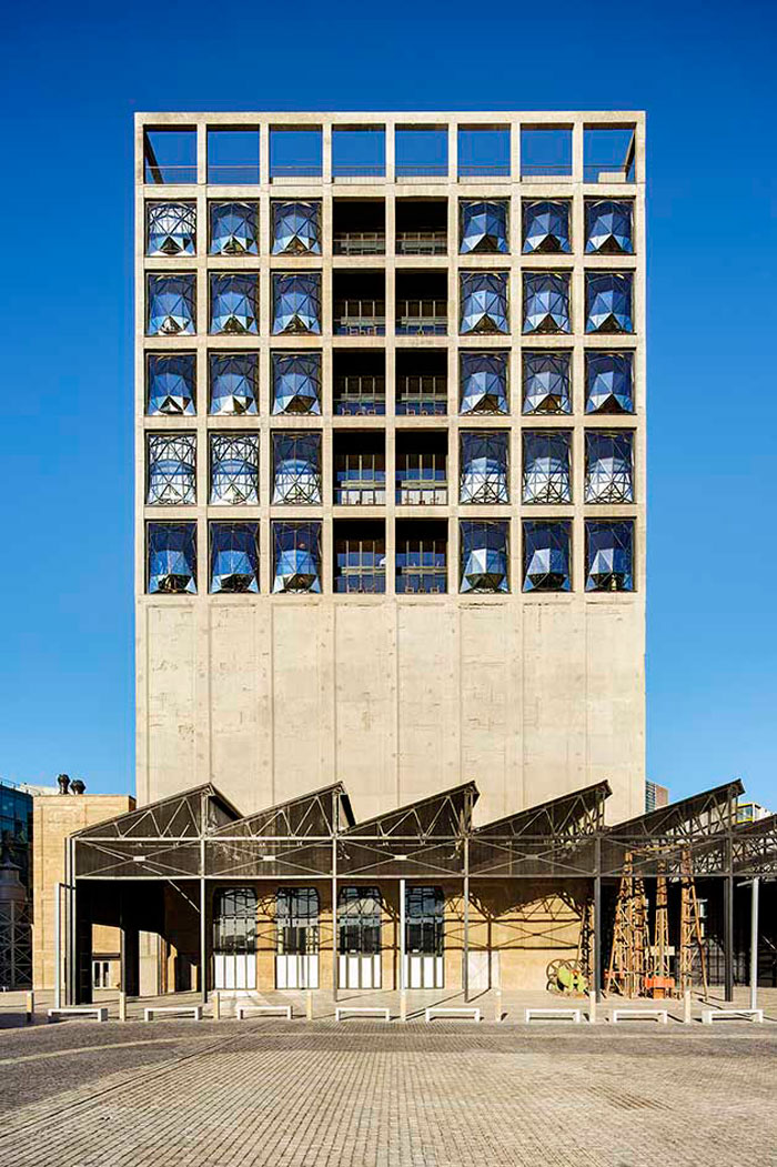 南非开普敦the Silo艺术酒店外观设计