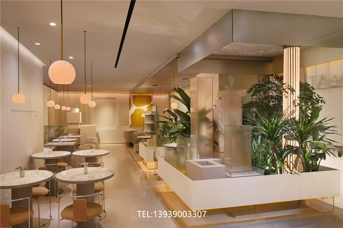 郑州专业餐饮设计公司推荐现代精致茶饮店面设计方案