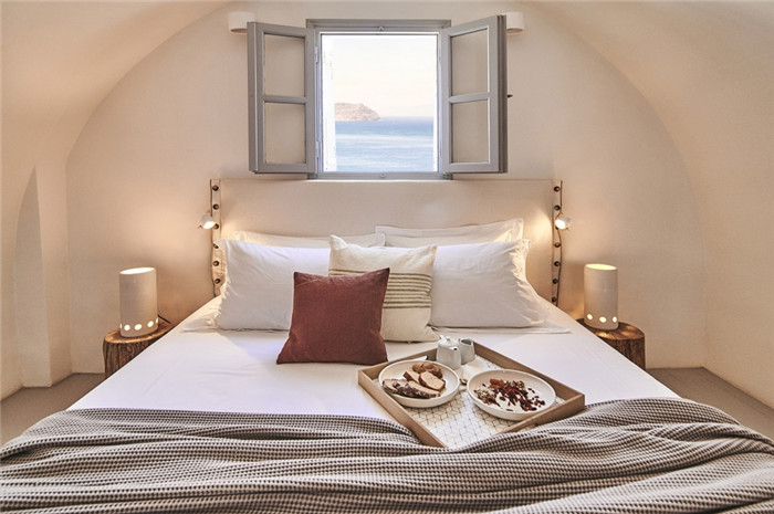 希腊圣托里尼最新自然生态度假酒店设计方案
