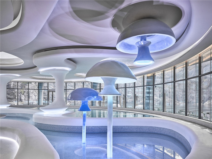 矿意美学  上海世茂深坑洲际酒店泳池设计方案