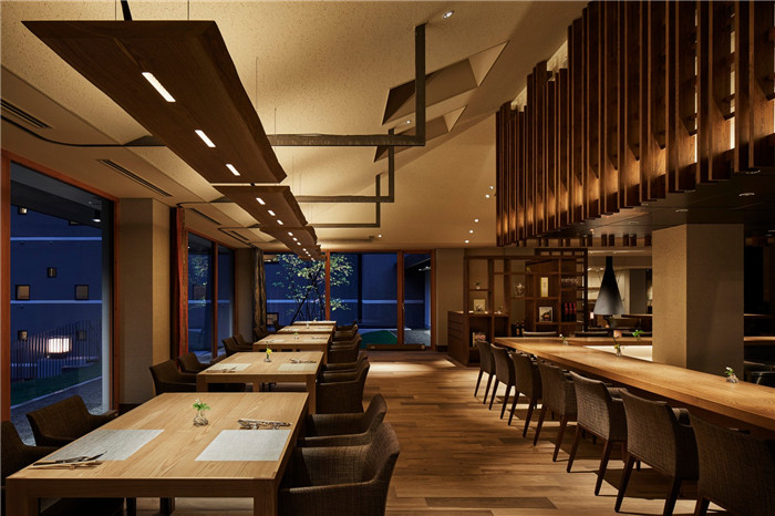 日本松御苑温泉度假酒店餐厅设计方案