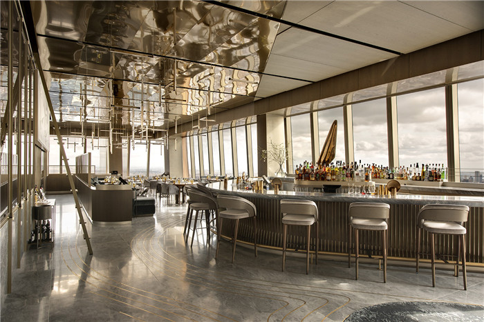 河南专业餐厅设计公司推荐巅峰轻奢餐厅设计方案