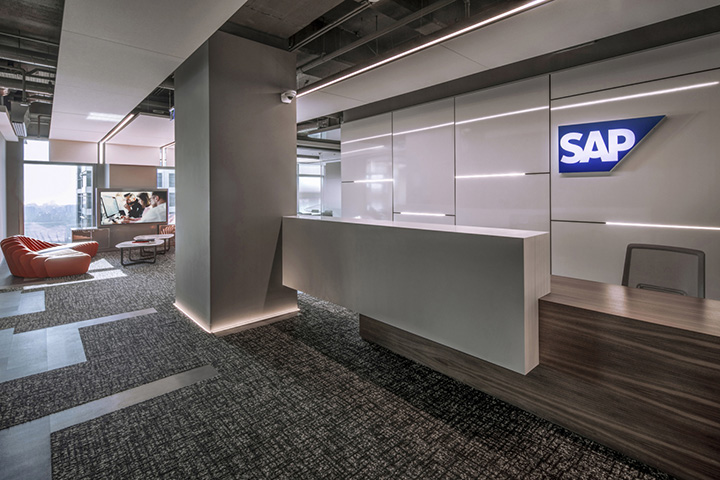 优雅奶奶灰  SAP土耳其总部办公室设计方案