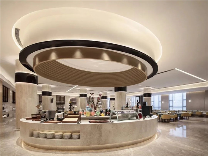 勃朗星级酒店设计公司推荐澄海国瑞豪生大酒店大堂吧设计