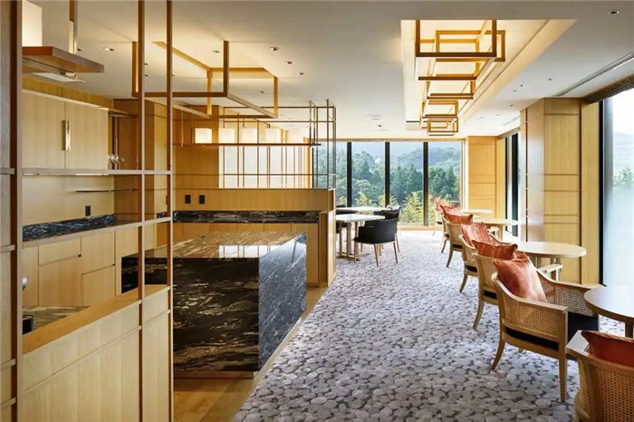日式酒店设计  日本ANA洲际温泉度假酒店餐厅设计
