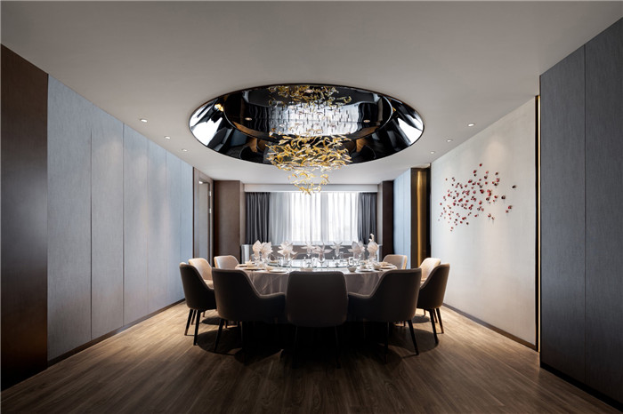 郑州中餐厅设计公司分享时尚轻奢风中餐厅设计方案