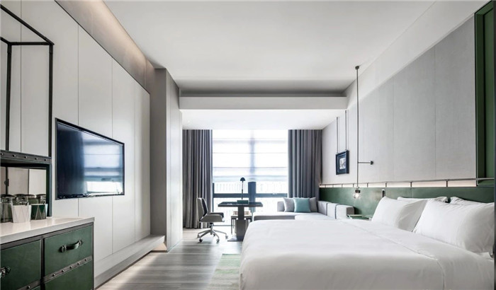 客房设计-深圳英威斯顿现代工业风精品酒店设计案例