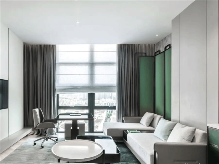 客房设计-深圳英威斯顿现代工业风精品酒店设计案例