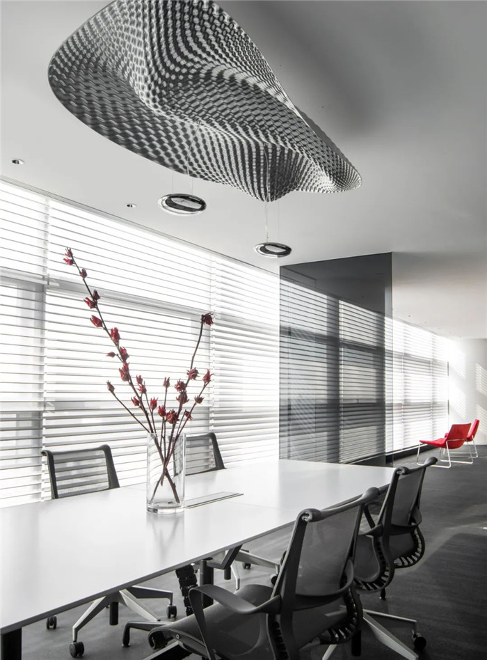 会议室设计-郑州勃朗设计推荐时尚简约风证券公司办公设计案例
