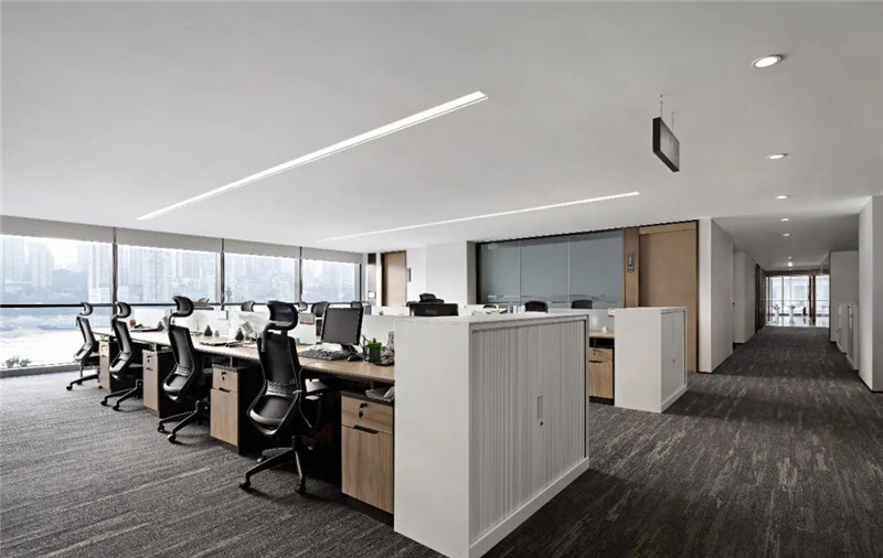 不怕结构复杂  迪马股份集团公司办公室装修设计