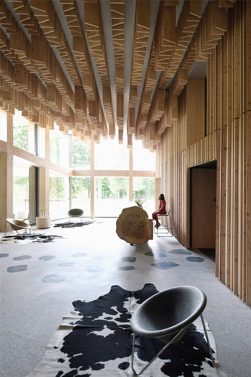 酒店大堂设计-郑州勃朗设计推荐以木为元素的创意酒店改造设计